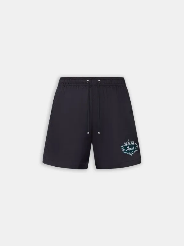 CHATEAU CREST SWIM TRUNK - Black made by AMIRI