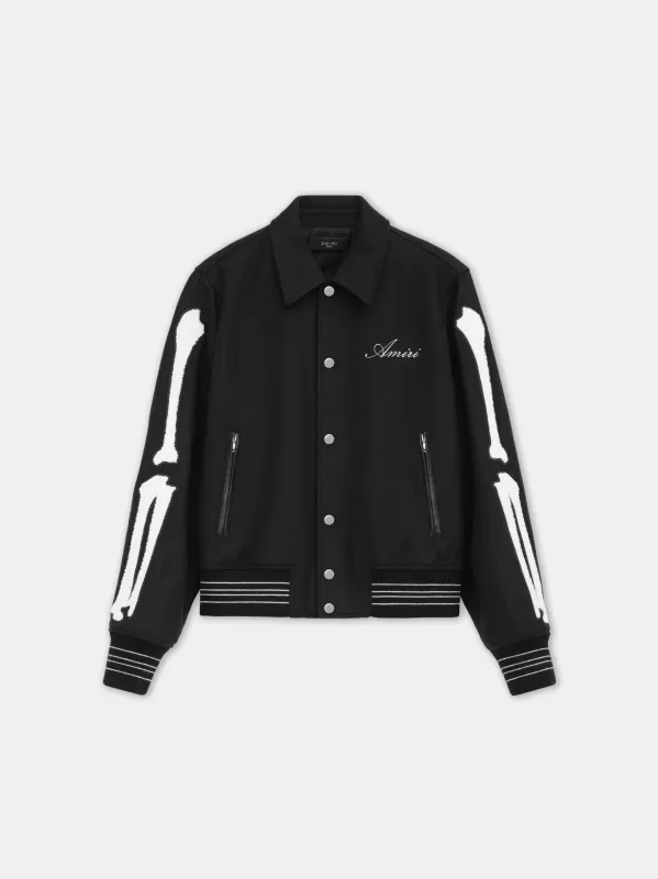WOMEN - WOMEN'S BONES JACKET - Black made by AMIRI