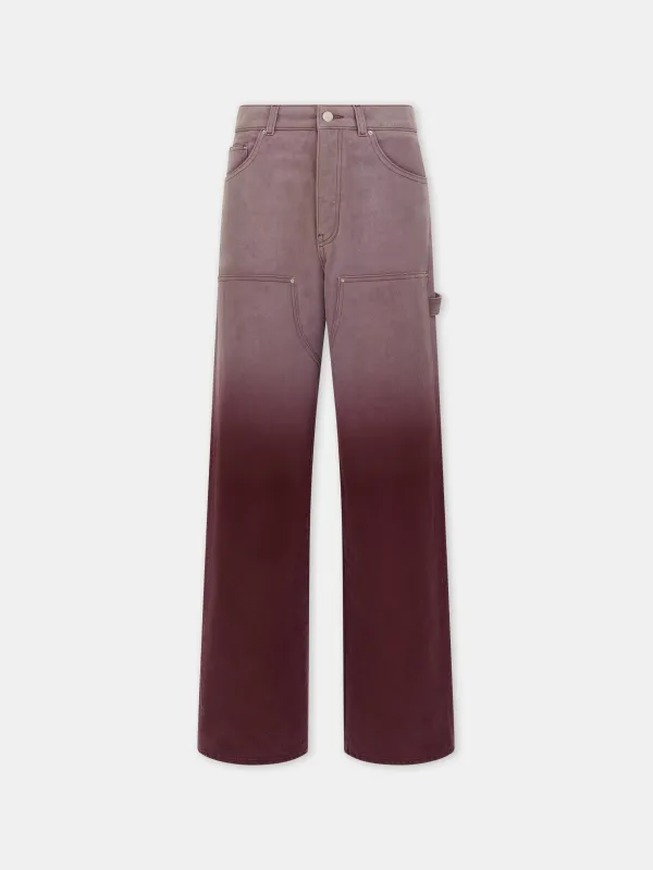 WOMEN - WOMEN'S GRADIENT CARPENTER JEAN - Terracotta made by AMIRI