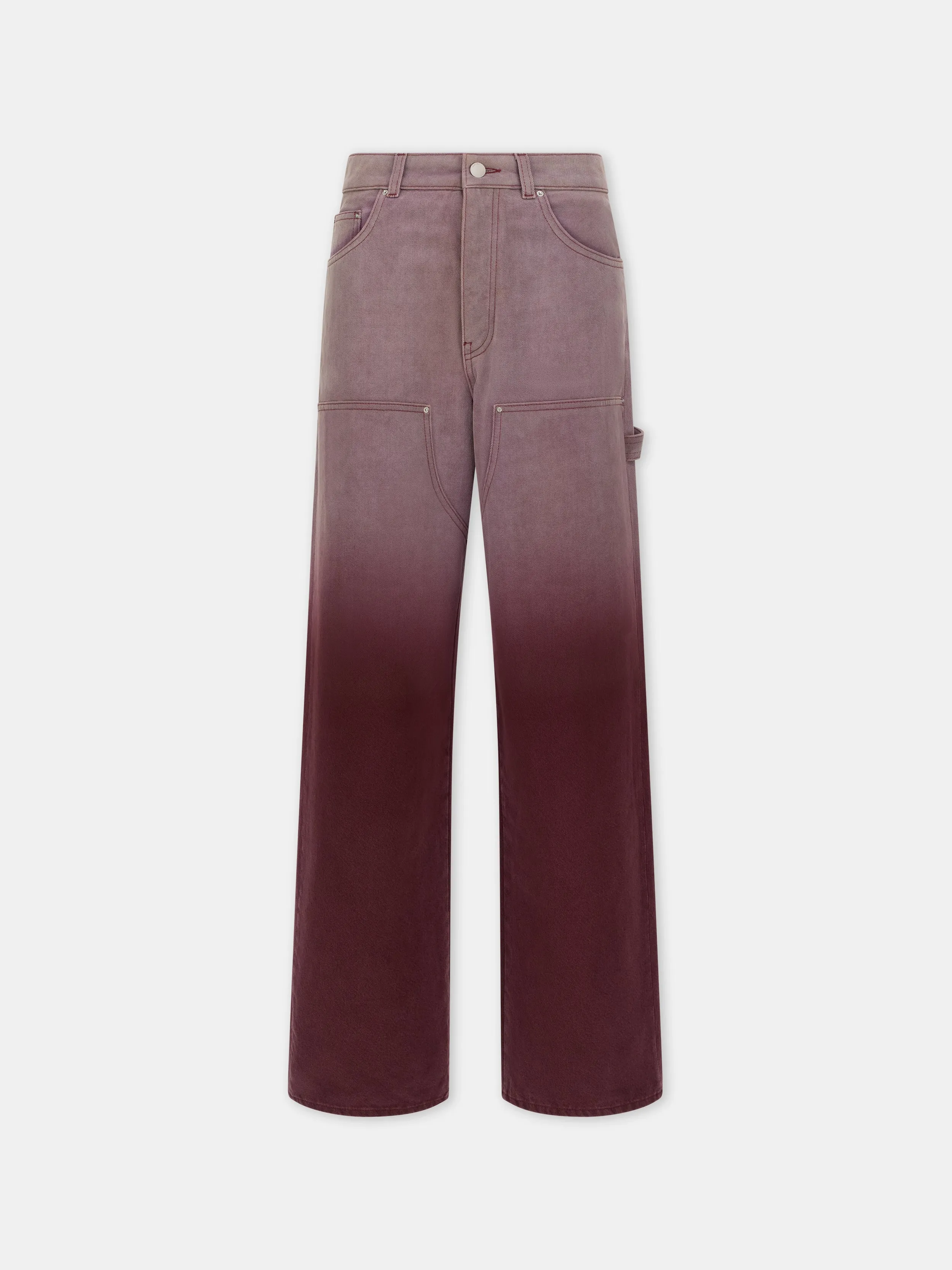 WOMEN - WOMEN'S GRADIENT CARPENTER JEAN - Terracotta sold by AMIRI