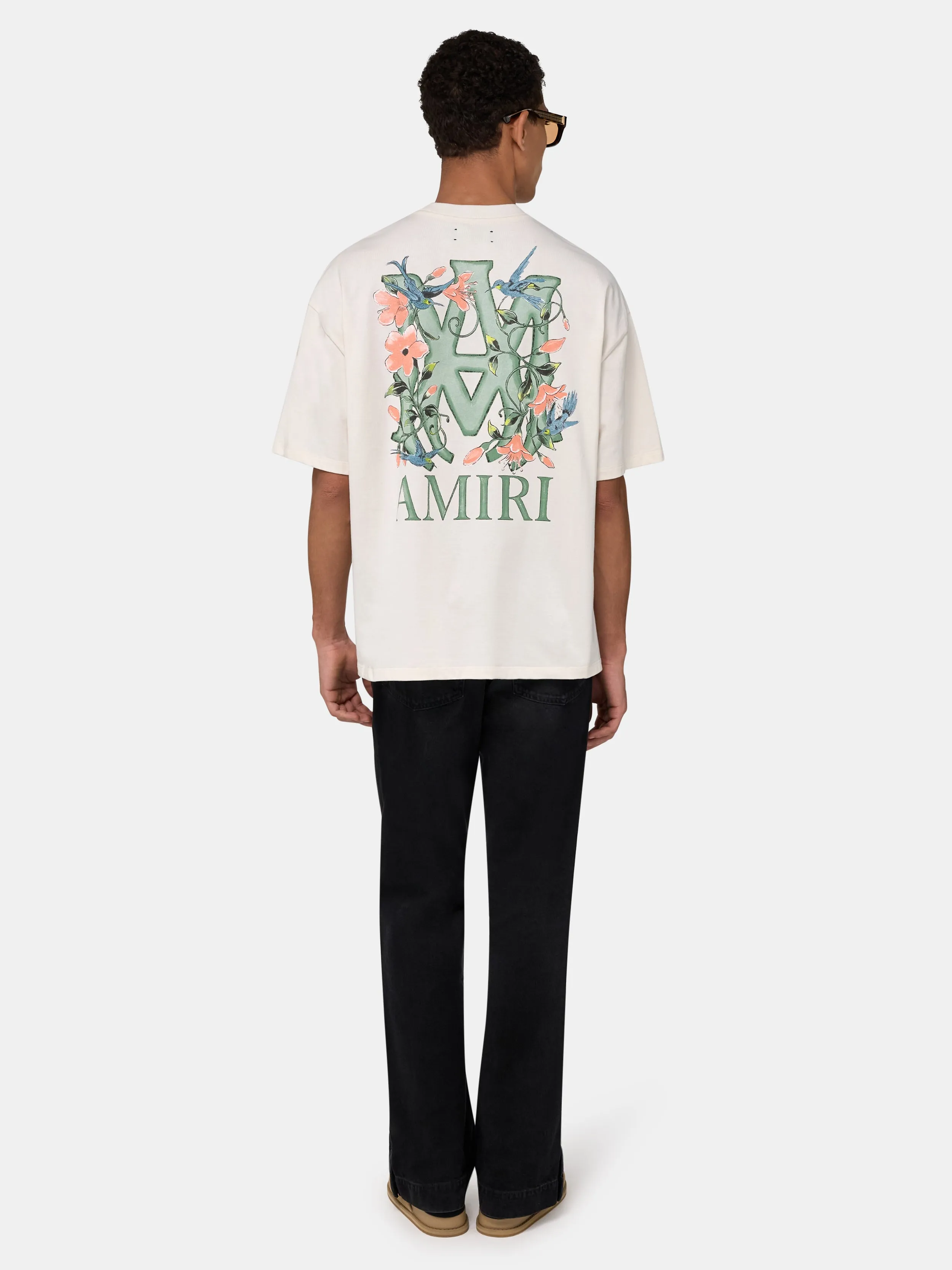 MA FLORAL OVERSIZED TEE - Ivory sold by AMIRI product image thumbnail 4