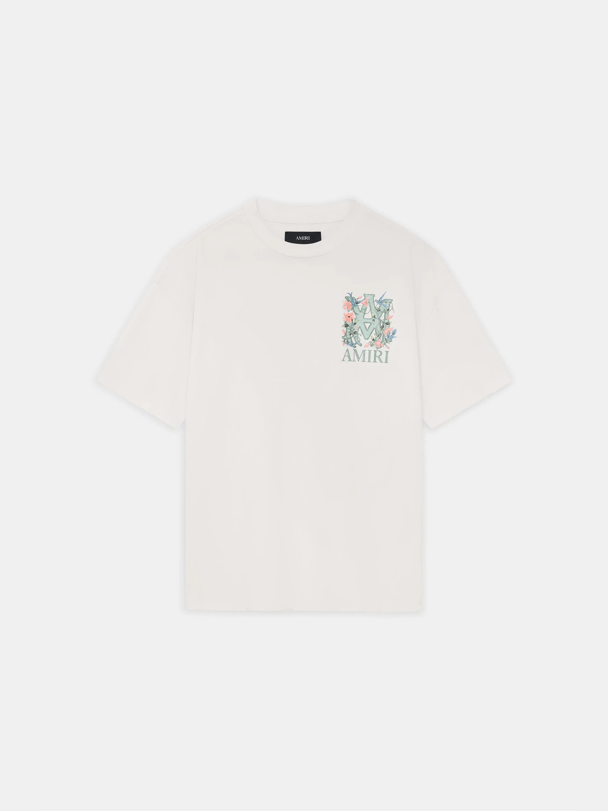 MA FLORAL OVERSIZED TEE - Ivory sold by AMIRI