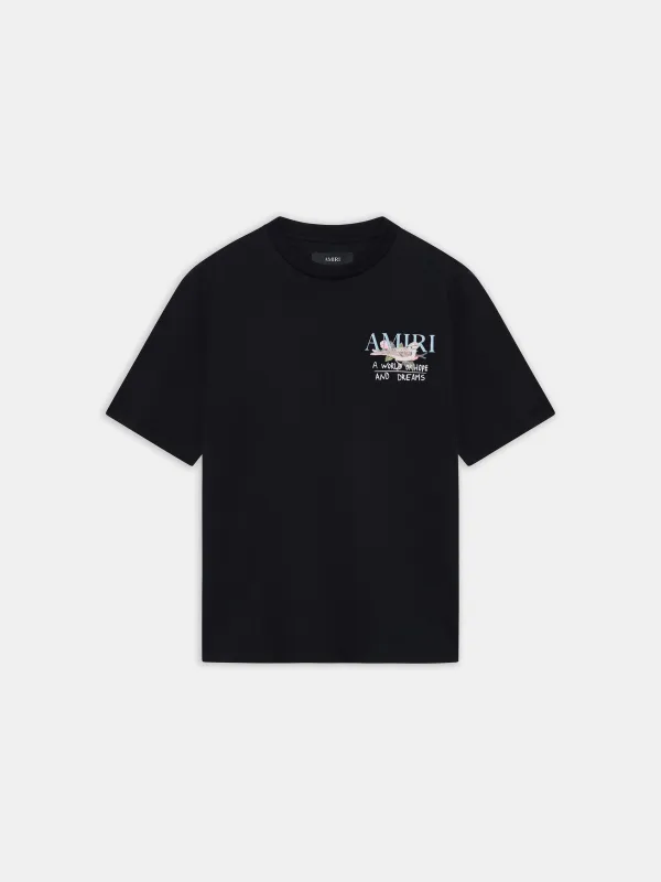 HOPE AND DREAMS OVERSIZED TEE - Black made by AMIRI