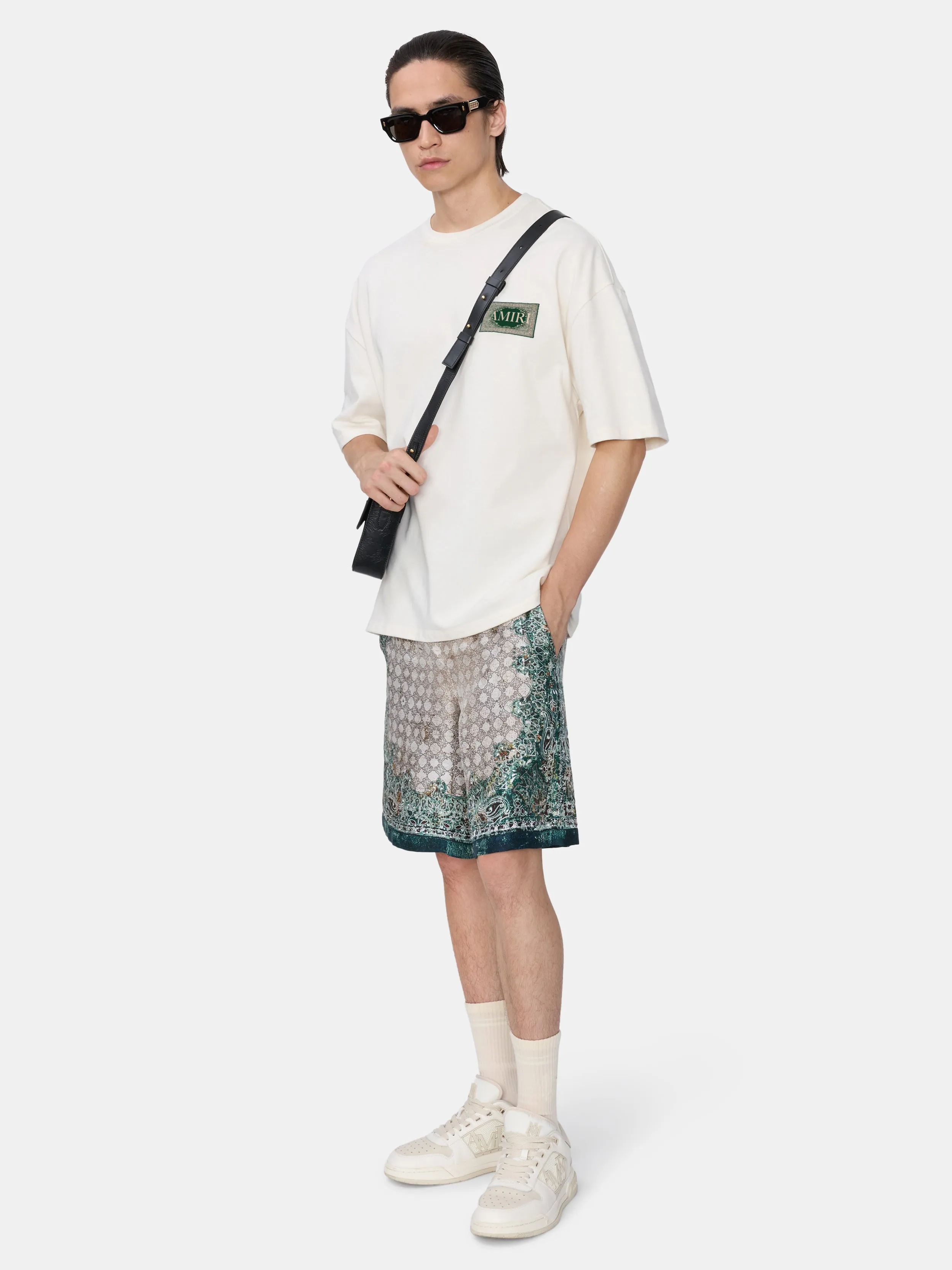 BANDANA OVERSIZED TEE - Ivory sold by AMIRI product image thumbnail 3