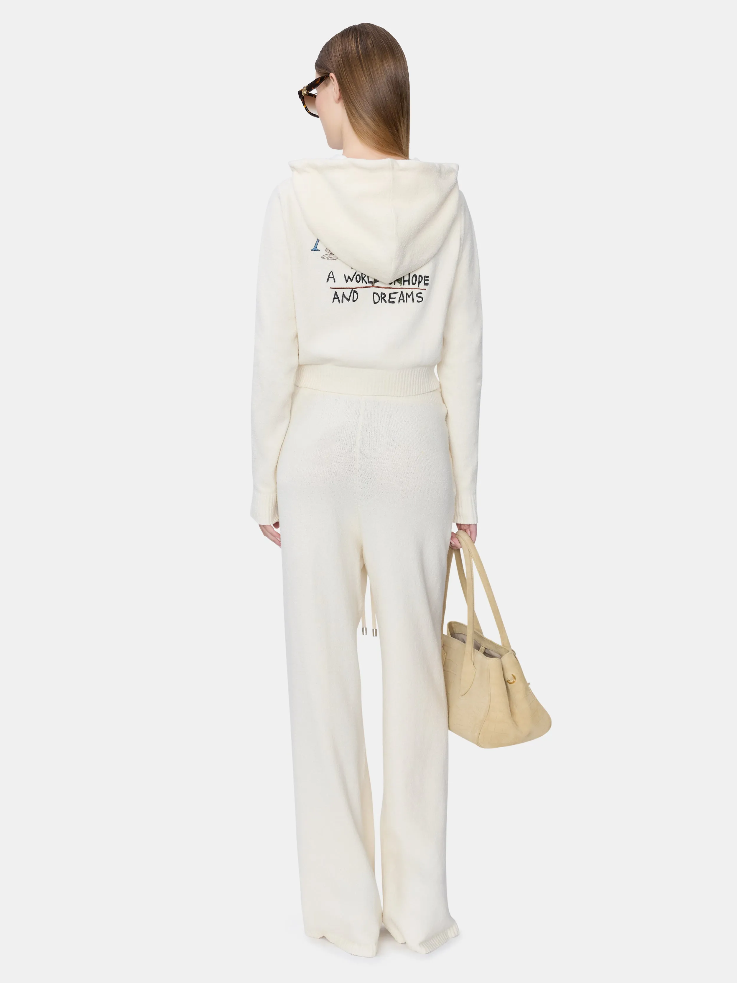 WOMEN - WOMEN'S HOPE AND DREAMS HOODIE - Alabaster sold by AMIRI product image thumbnail 4