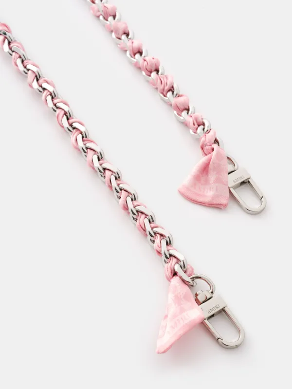 WOMENS - WOMEN'S MA QUAD CHAIN STRAP - Pink Nickel made by AMIRI