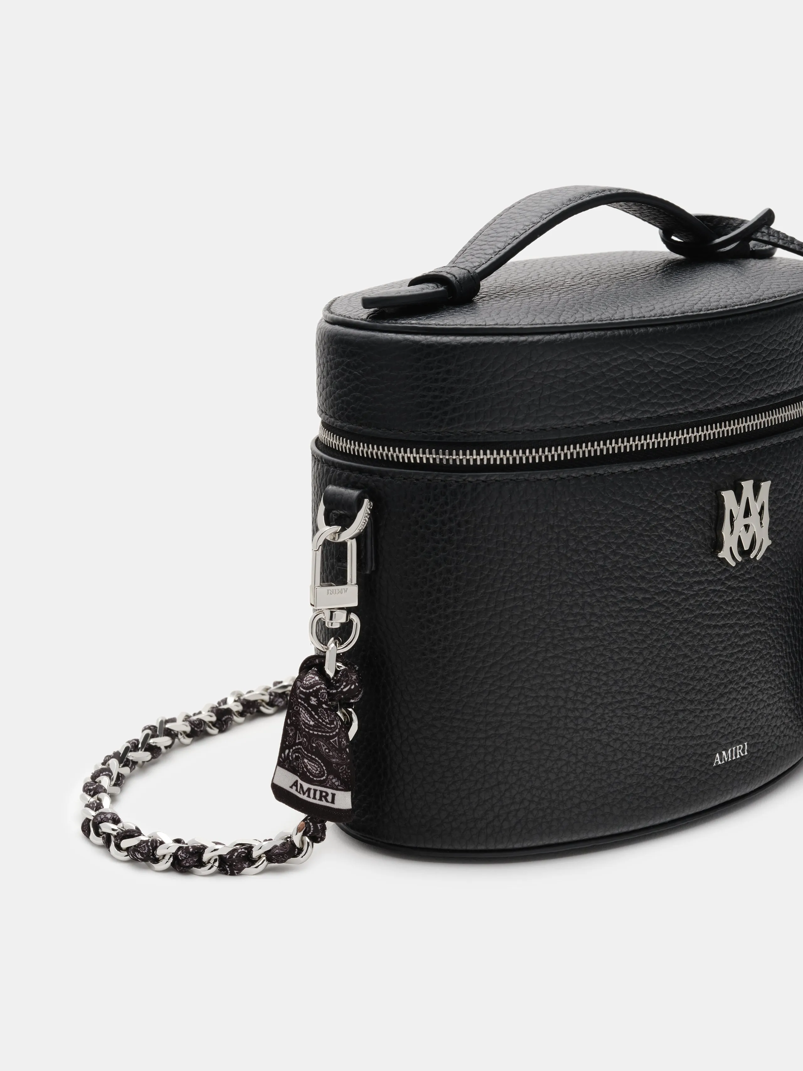 WOMENS - WOMEN'S BANDANA SILK CHAIN STRAP - Black Nickel sold by AMIRI product image thumbnail 3