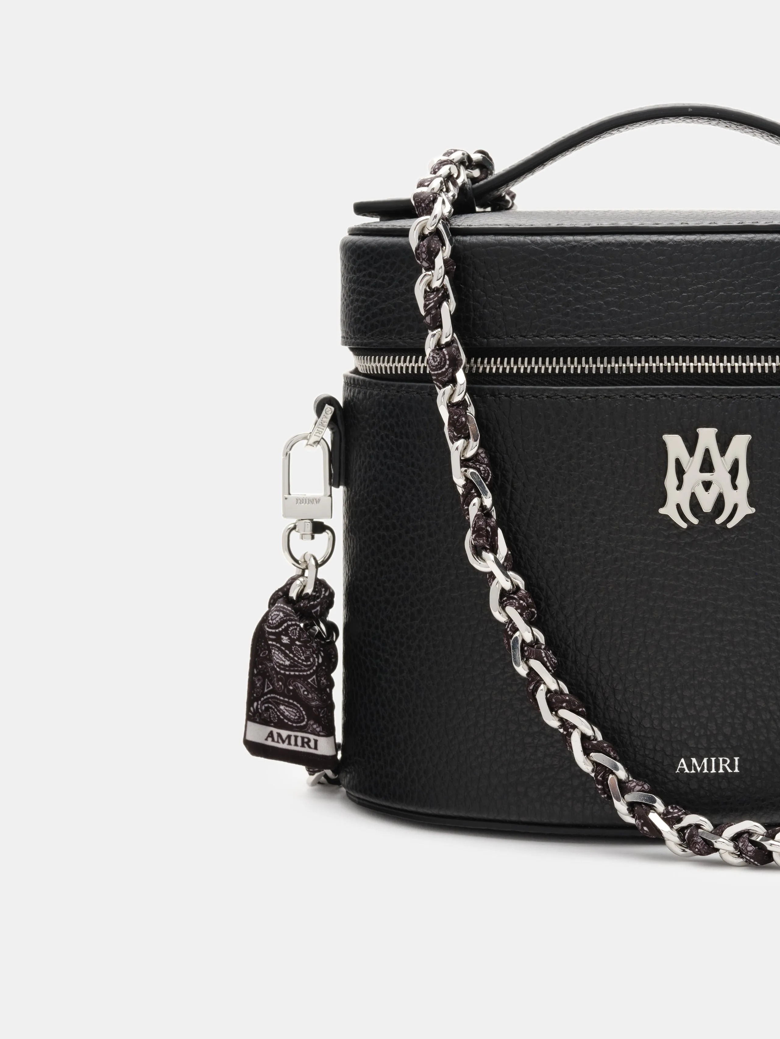 WOMENS - WOMEN'S BANDANA SILK CHAIN STRAP - Black Nickel sold by AMIRI product image thumbnail 4