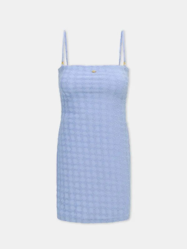 WOMEN - WOMEN'S MA QUAD TOWELING DRESS - Skyline Blue made by AMIRI