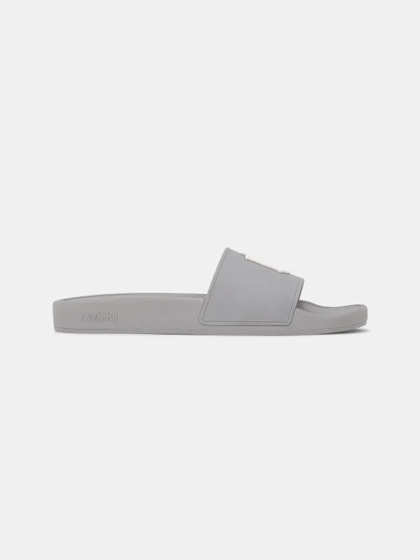 MA POOL SLIDE - Grey made by AMIRI