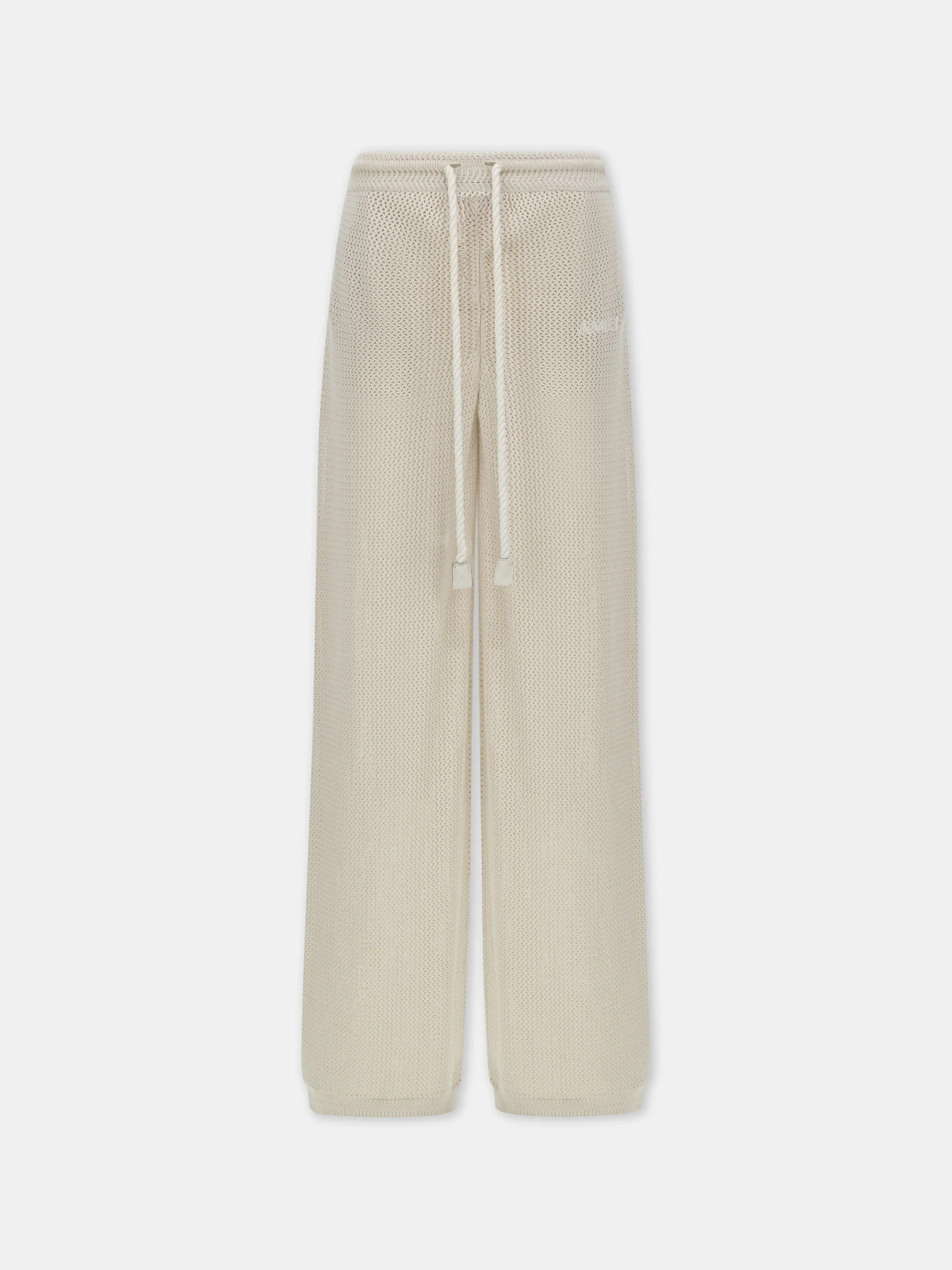 WOMEN - WOMEN'S AMIRI CROCHET MESH PANT - -Alabaster sold by AMIRI