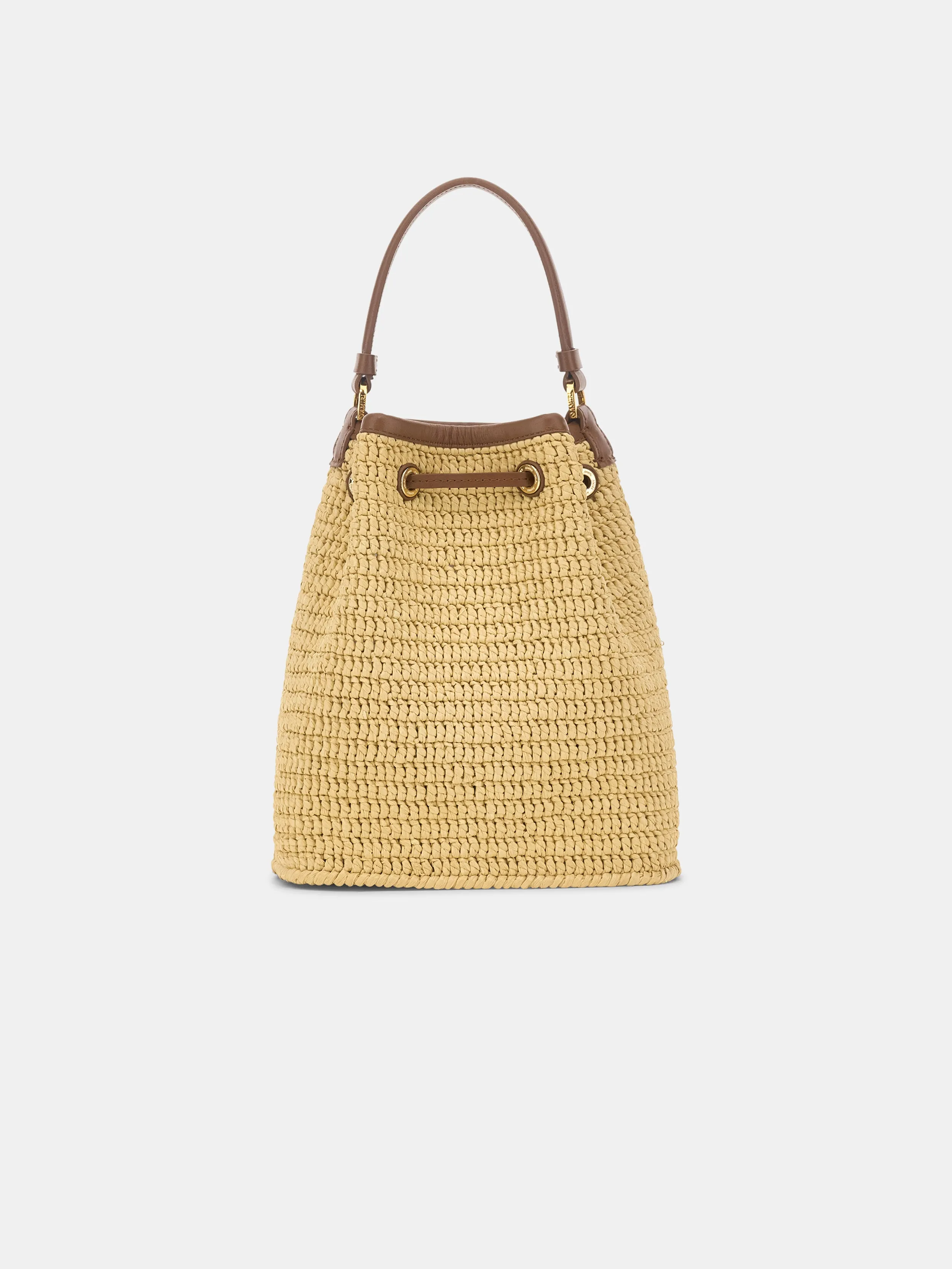 WOMEN - WOMEN'S RAFFIA MICRO MA BUCKET BAG - Natural sold by AMIRI product image thumbnail 2