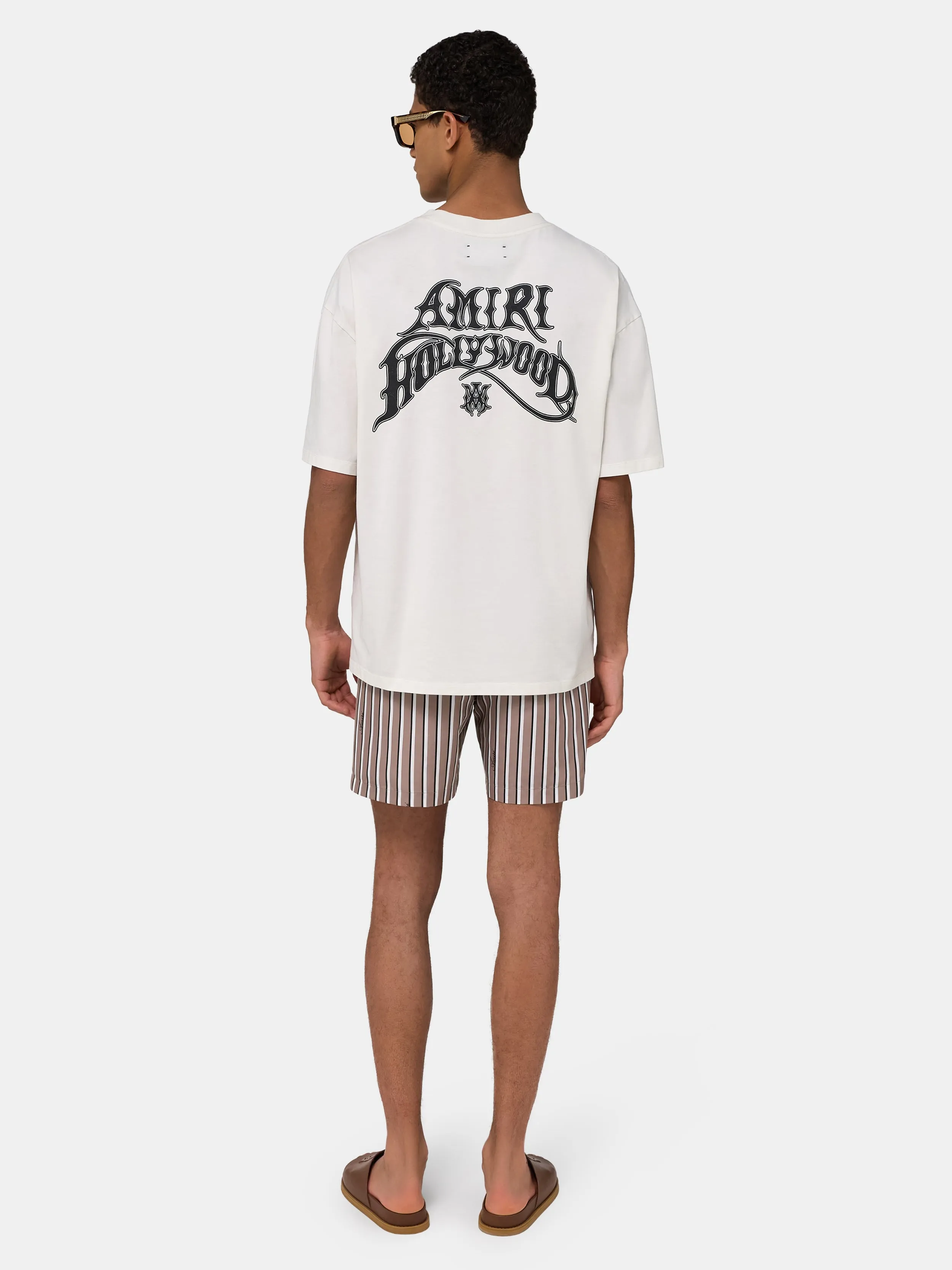 STRIPED SWIM TRUNK - Mocha sold by AMIRI product image thumbnail 4