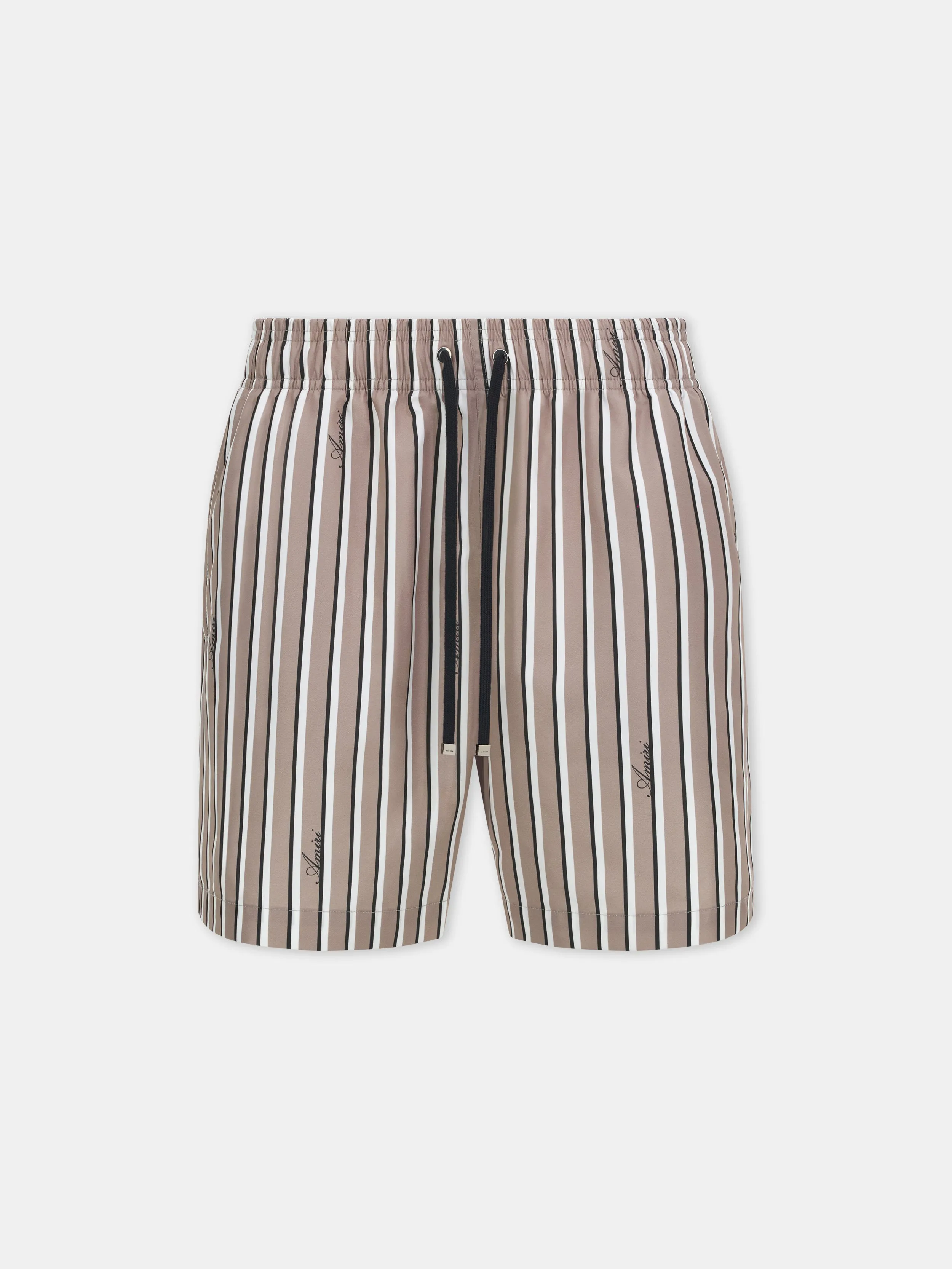 STRIPED SWIM TRUNK - Mocha sold by AMIRI