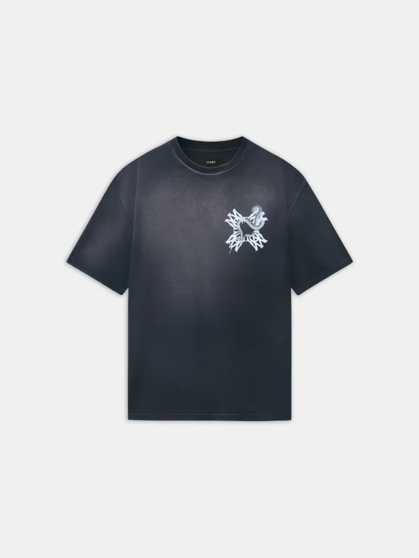 MA QUAD SNAKE OVERSIZED TEE - Black made by AMIRI