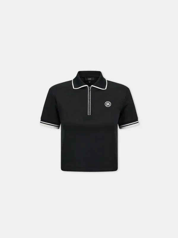 WOMEN - WOMEN'S MA ZIP POLO - Black made by AMIRI
