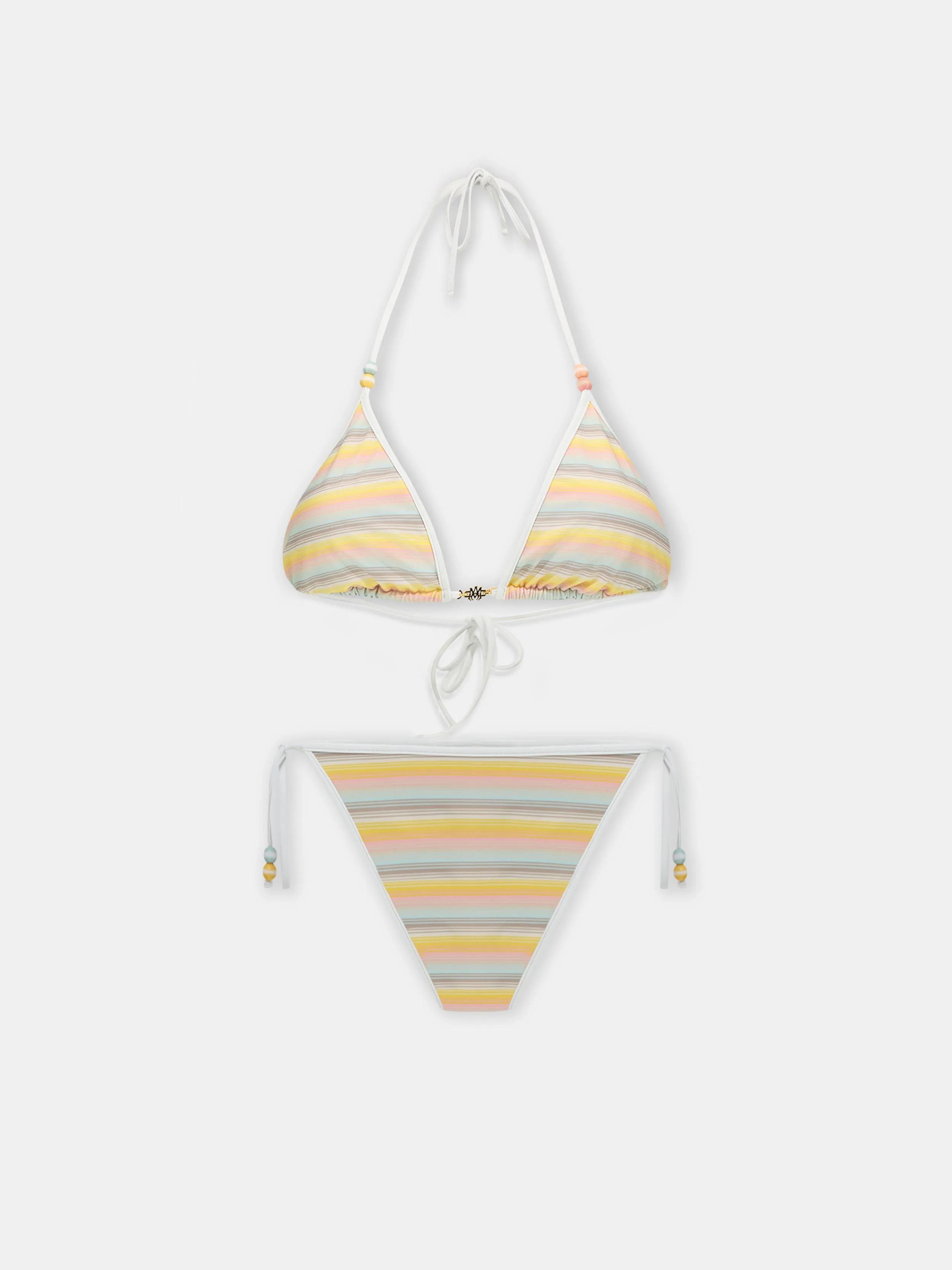 WOMEN - WOMEN'S MA MULTI STRIPE BIKINI SET - Multi sold by AMIRI