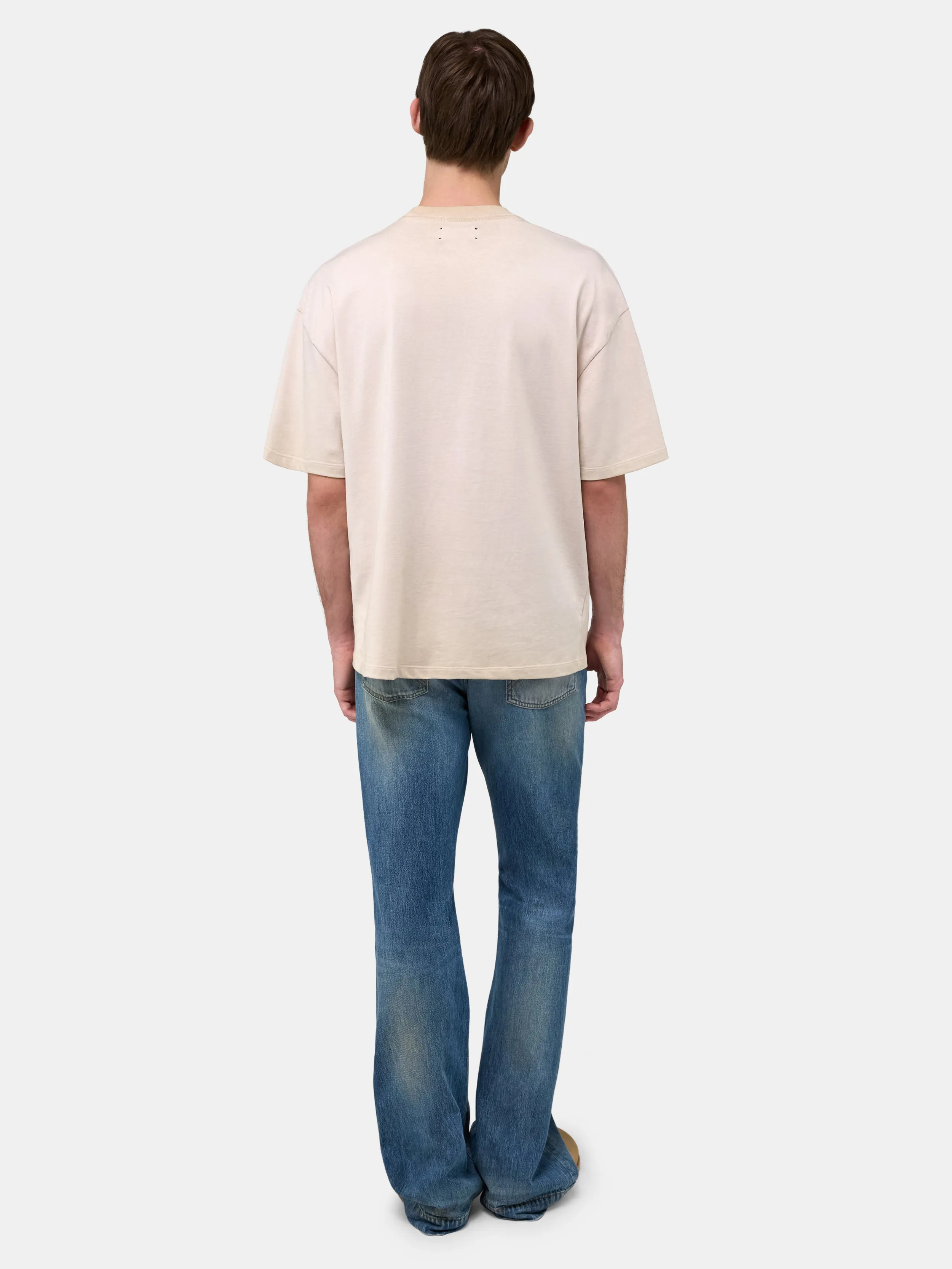 AMIRI QUALITY GOODS OVERSIZED TEE - Alabaster sold by AMIRI product image thumbnail 4