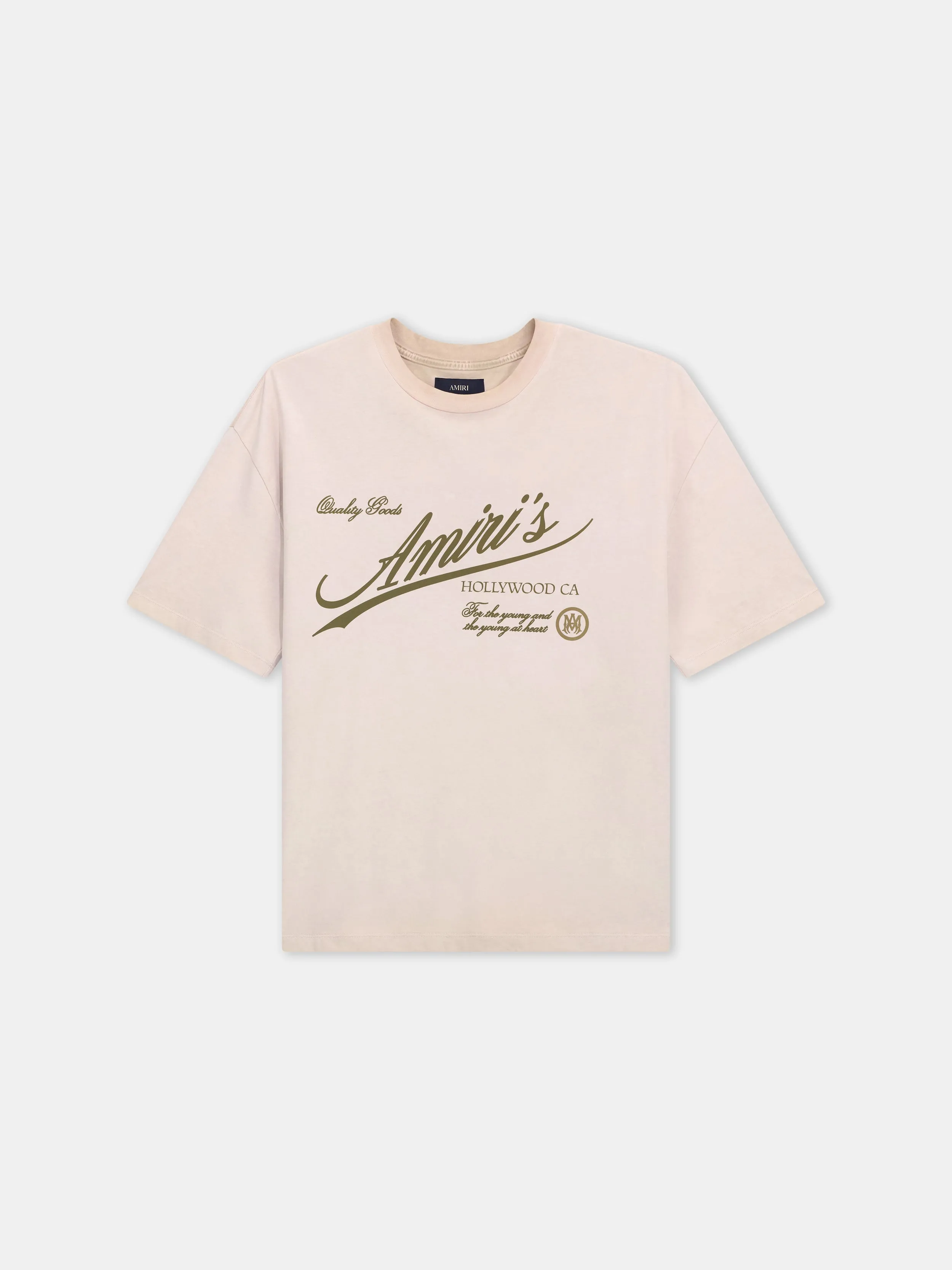 AMIRI QUALITY GOODS OVERSIZED TEE - Alabaster sold by AMIRI