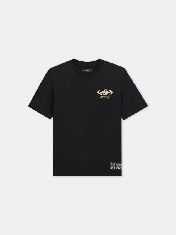 SPORTY LIGHTWEIGHT JERSEY TEE - Black made by AMIRI