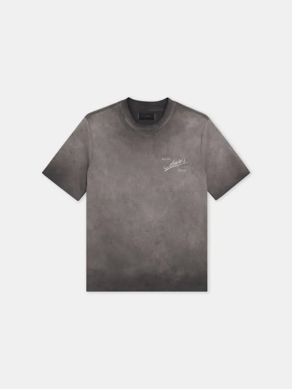 AMIRI QUALITY GOODS LABEL TEE - Black made by AMIRI