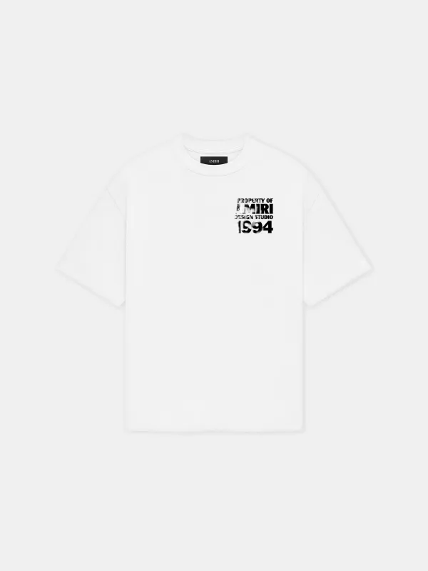 DESIGN STUDIO TEE - White made by AMIRI