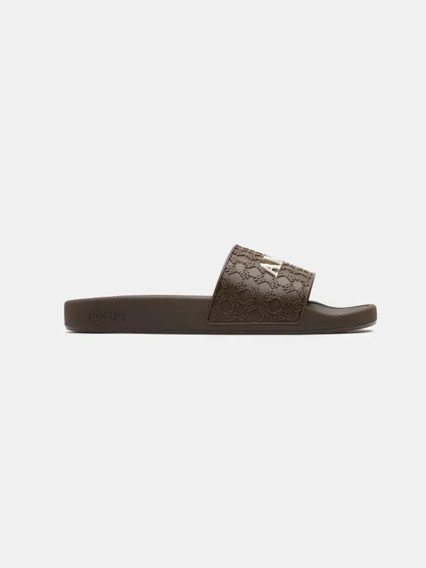 AMIRI SLIDE - Brown made by AMIRI