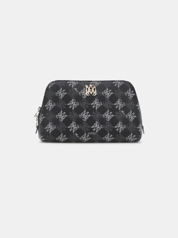 MA QUAD CANVAS MICRO COSMETIC BAG - Black made by AMIRI