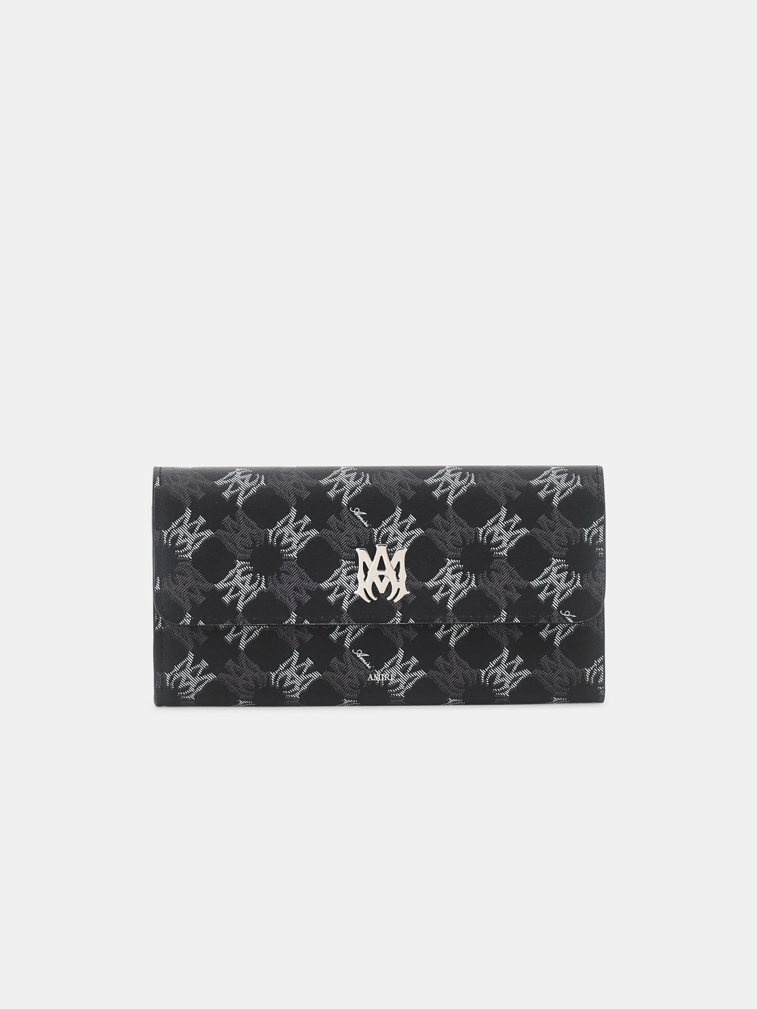 WOMEN - WOMEN'S MA QUAD CANVAS WALLET ON CHAIN - Black sold by AMIRI