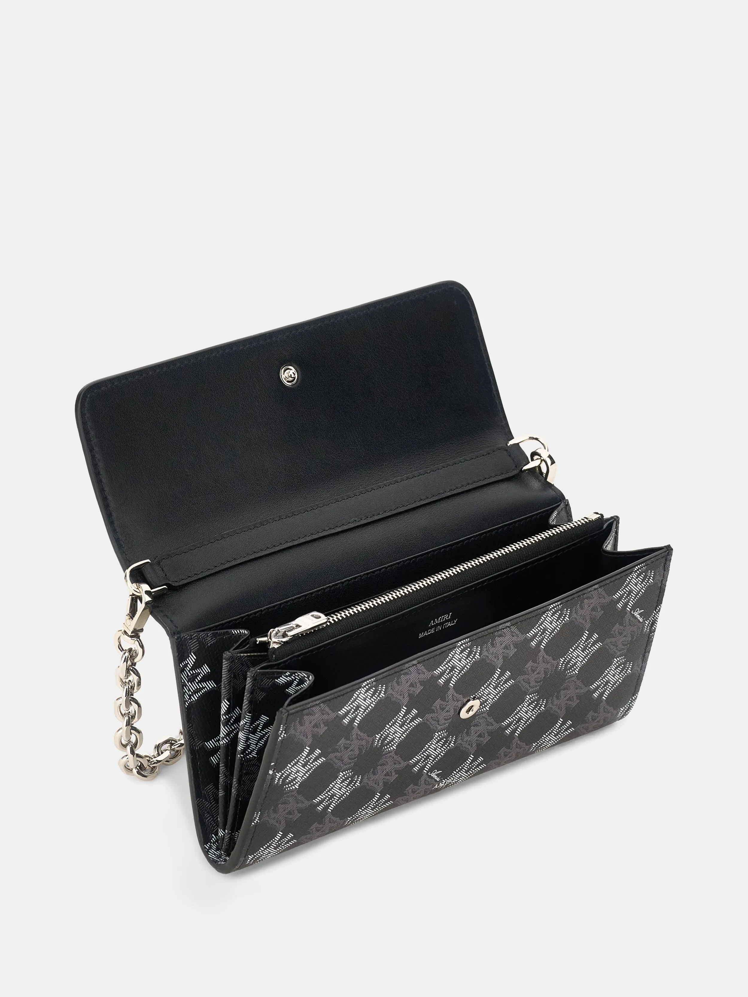 WOMEN - WOMEN'S MA QUAD CANVAS WALLET ON CHAIN - Black sold by AMIRI product image thumbnail 3