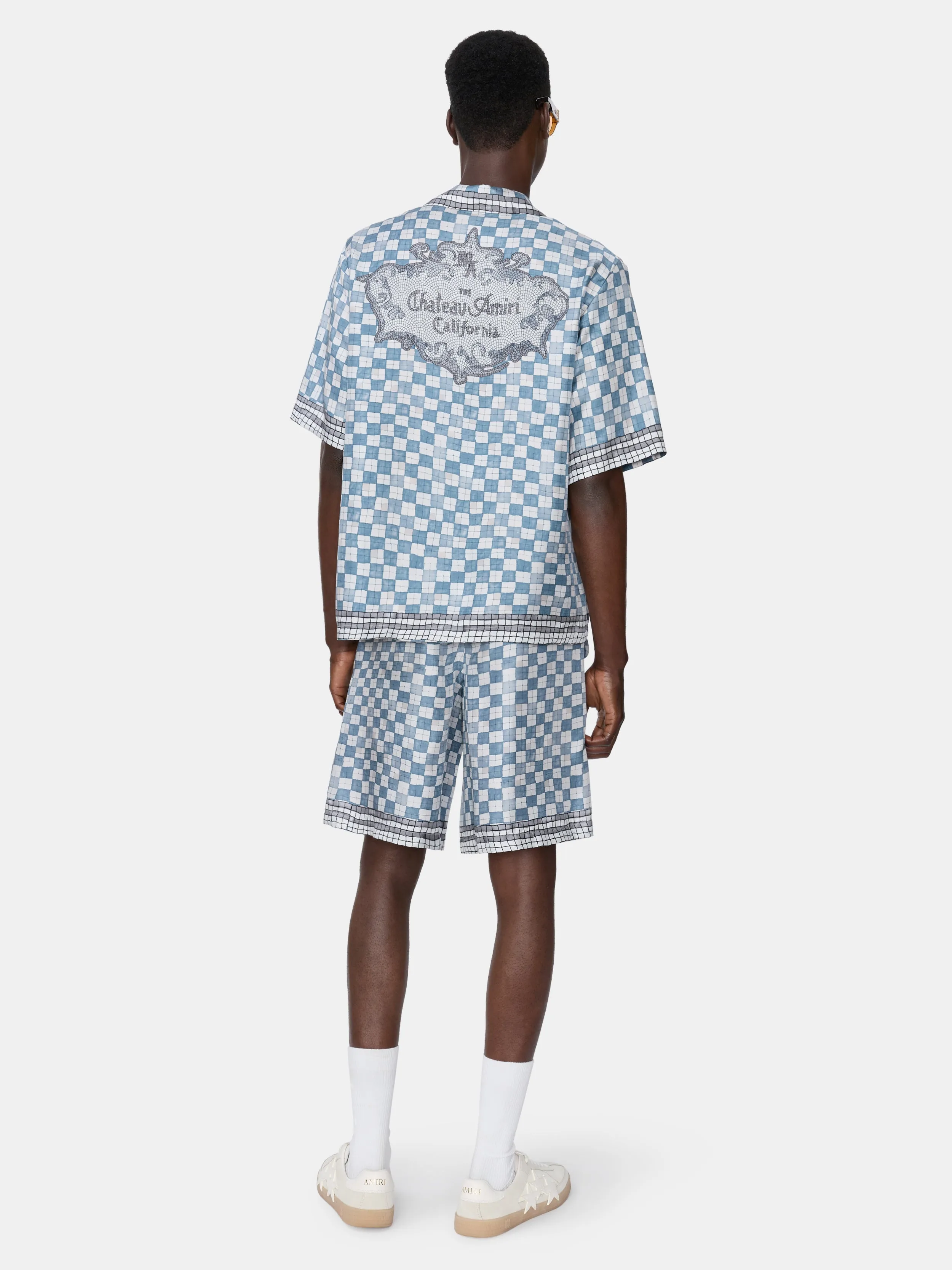 MA CHECKERED SHORT - Steel sold by AMIRI product image thumbnail 4
