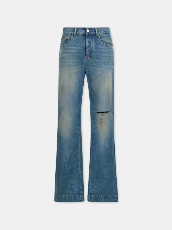 SLASH BOOTCUT JEAN - Desert Sky made by AMIRI