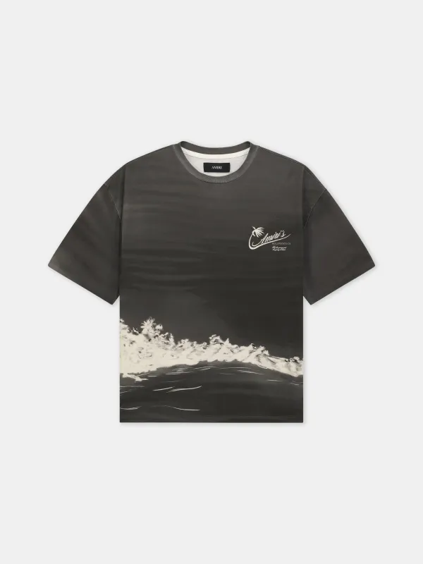 PALMS OVERSIZED TEE - Black made by AMIRI