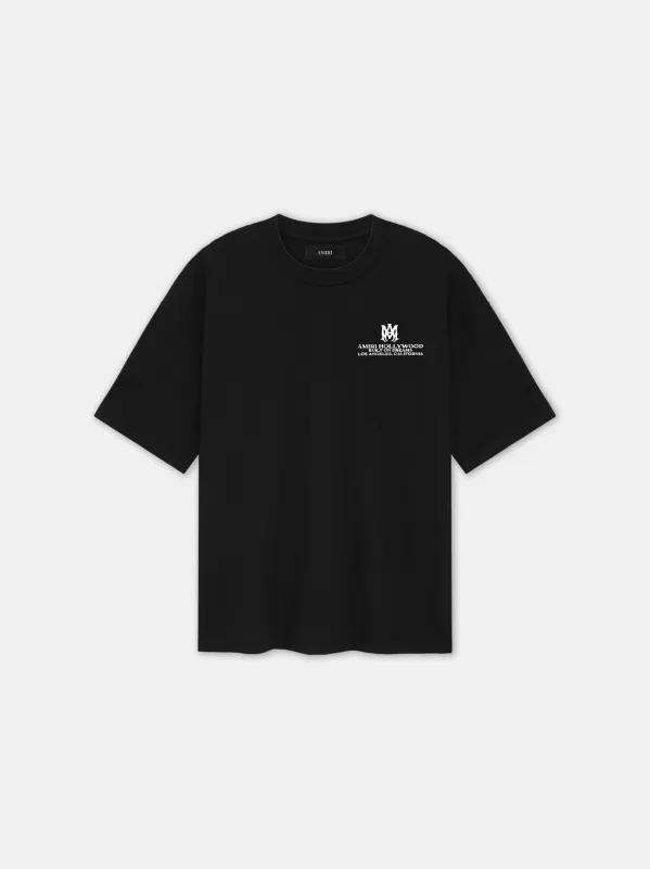 BUILT ON DREAMS OVERSIZED TEE - Black made by AMIRI