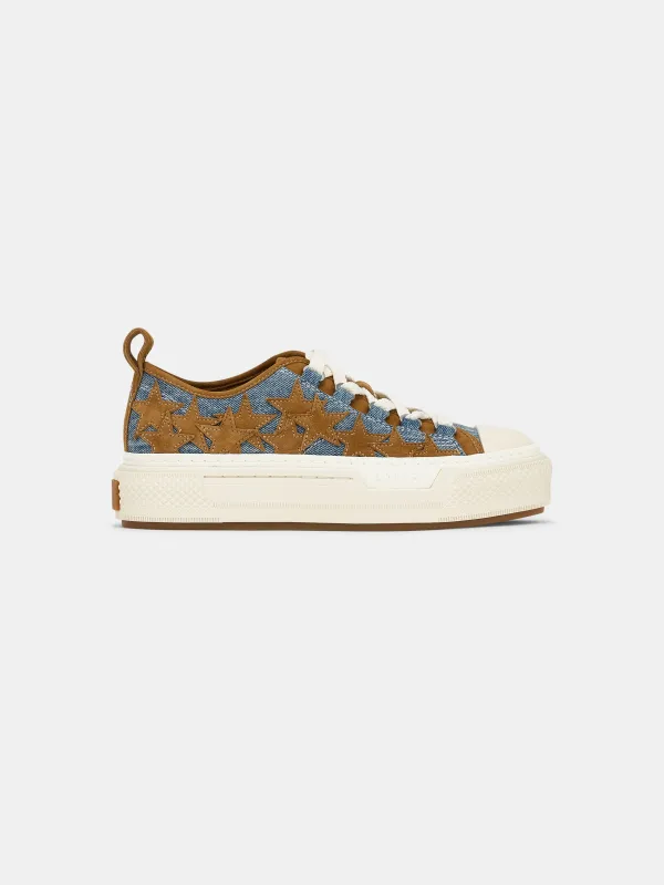 WOMEN - WOMEN'S DENIM STARS COURT LOW - Yellow made by AMIRI