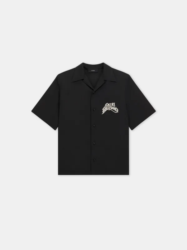 AMIRI HOLLYWOOD CAMP SHIRT - Black made by AMIRI