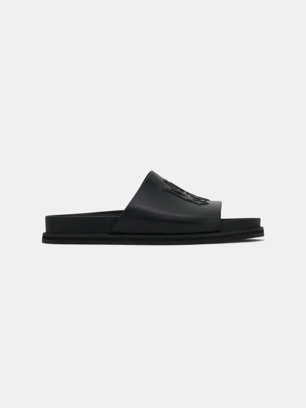 MA LEATHER SANDAL - Black made by AMIRI
