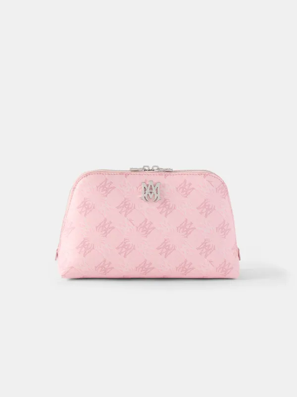 WOMEN - WOMEN'S MA QUAD CANVAS MICRO COSMETIC BAG - Pink made by AMIRI