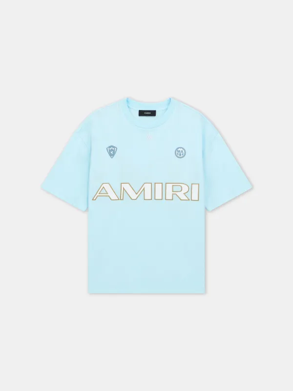 AMIRI SPORT 94 OVERSIZED TEE - Sky made by AMIRI