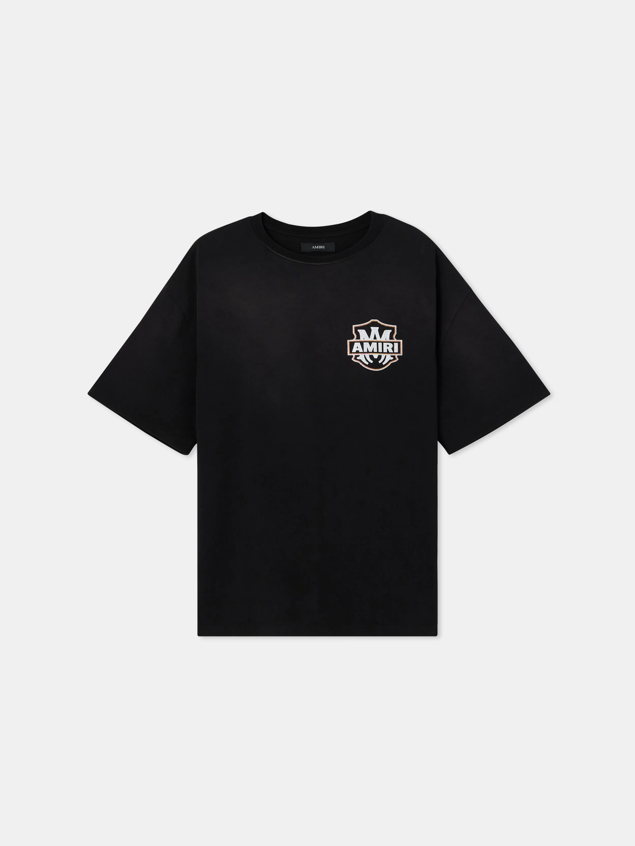 AMERICAN DREAM CRYSTAL OVERSIZED TEE - Black sold by AMIRI