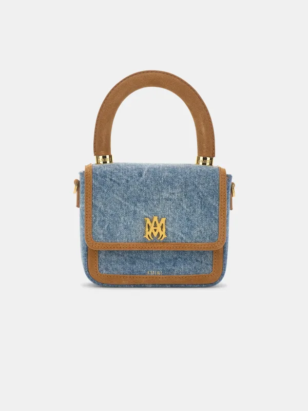 WOMEN - WOMEN'S DENIM SUEDE MICRO MA - Marble Indigo made by AMIRI