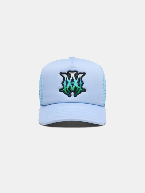 MA SURF FOAM TRUCKER HAT - Skyline Blue made by AMIRI