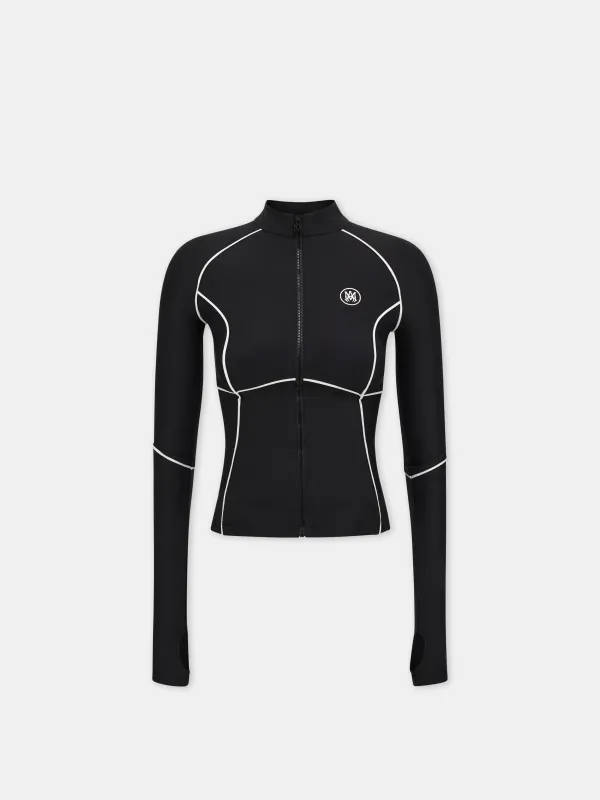 WOMEN - WOMEN'S MA ZIPPED TOP - Black made by AMIRI
