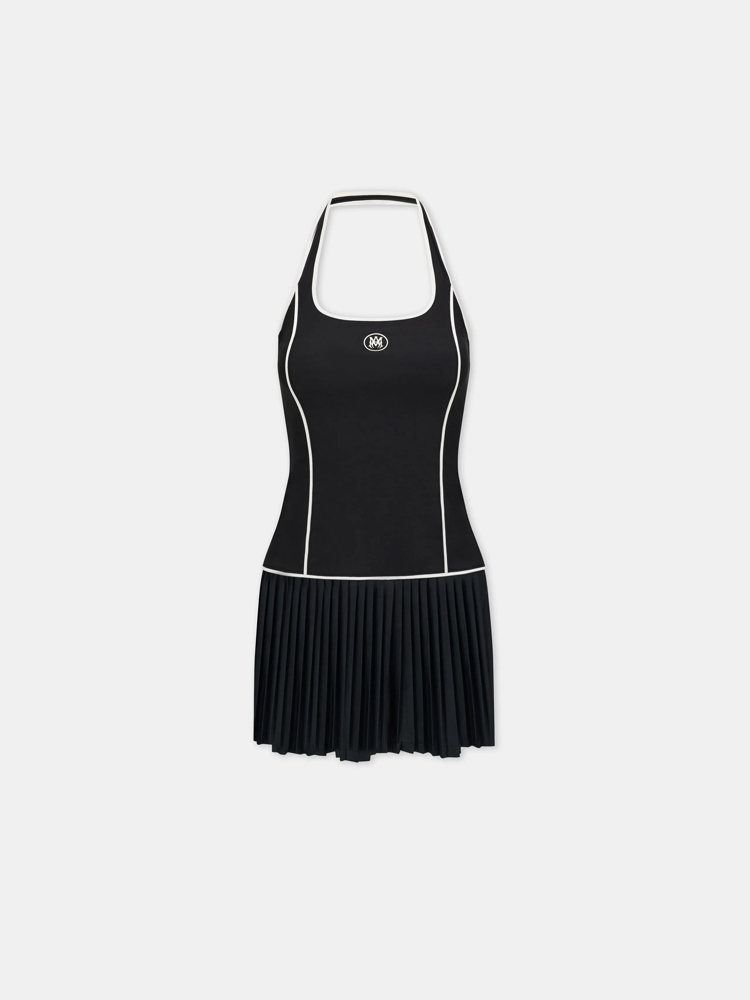 WOMEN - WOMEN'S MA PLEATED MINI DRESS - Black sold by AMIRI