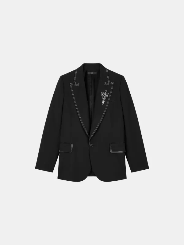 WESTERN SINGLE BREASTED BLAZER - Black made by AMIRI