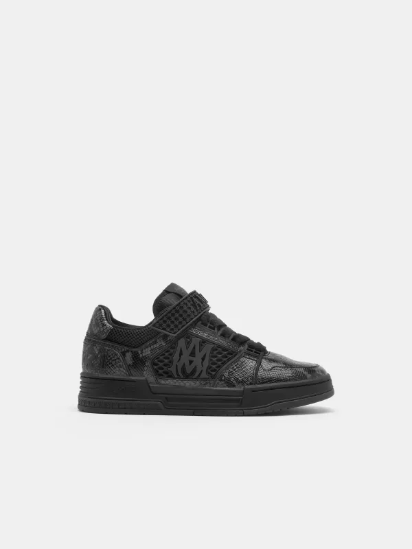 PYTHON EMBOSSED MA SKYLINE - BLACK made by AMIRI
