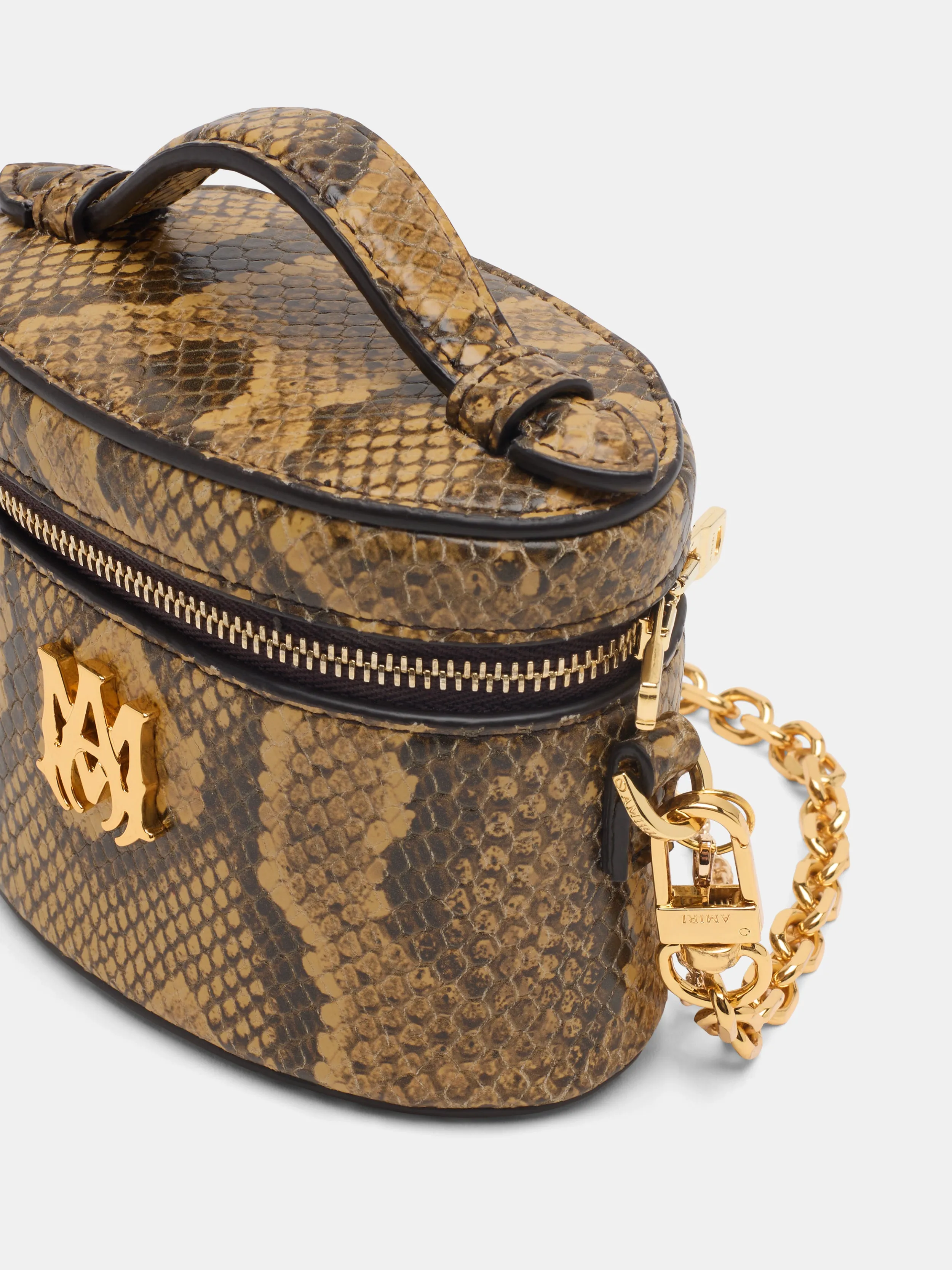 WOMEN - WOMEN'S PYTHON EMBOSSED NANO VANITY BAG - Brown sold by AMIRI product image thumbnail 4