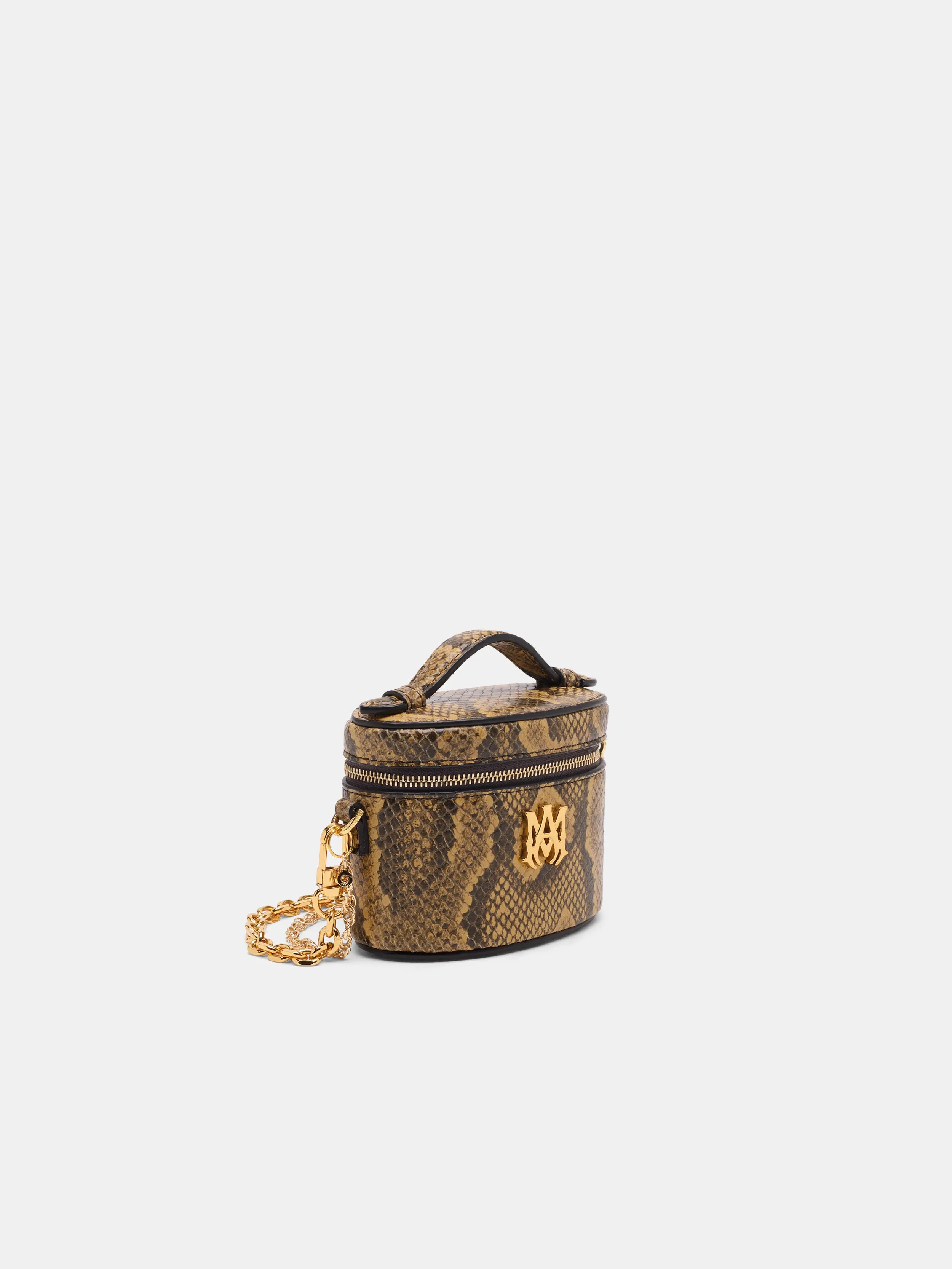 WOMEN - WOMEN'S PYTHON EMBOSSED NANO VANITY BAG - Brown sold by AMIRI product image thumbnail 3
