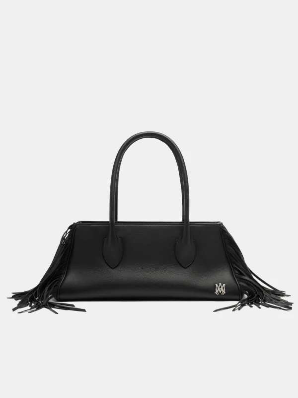 WOMEN - WOMEN'S FRINGE HONEY 40 SHOULDER BAG - Black made by AMIRI