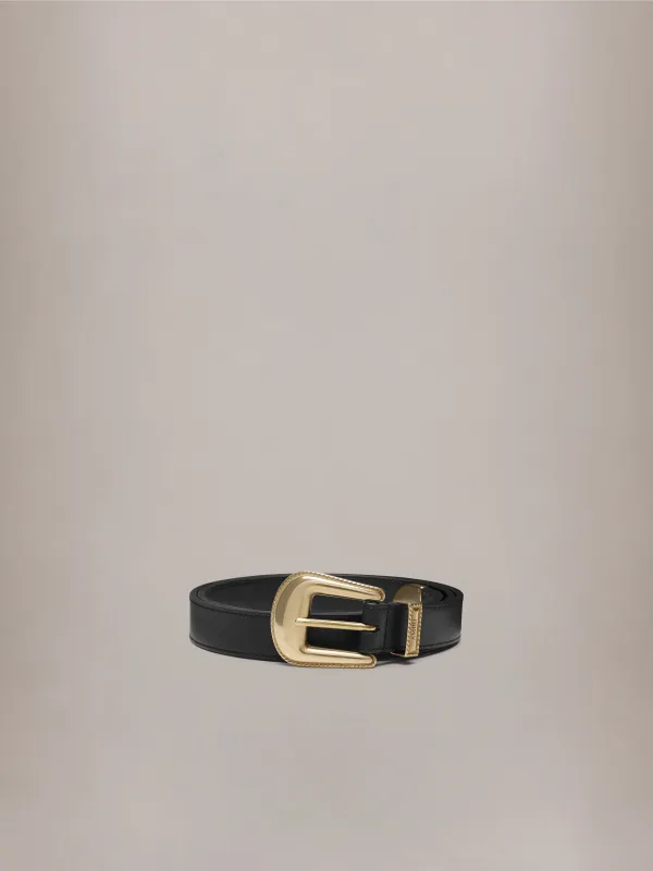 WESTERN BELT - Black Gold made by AMIRI
